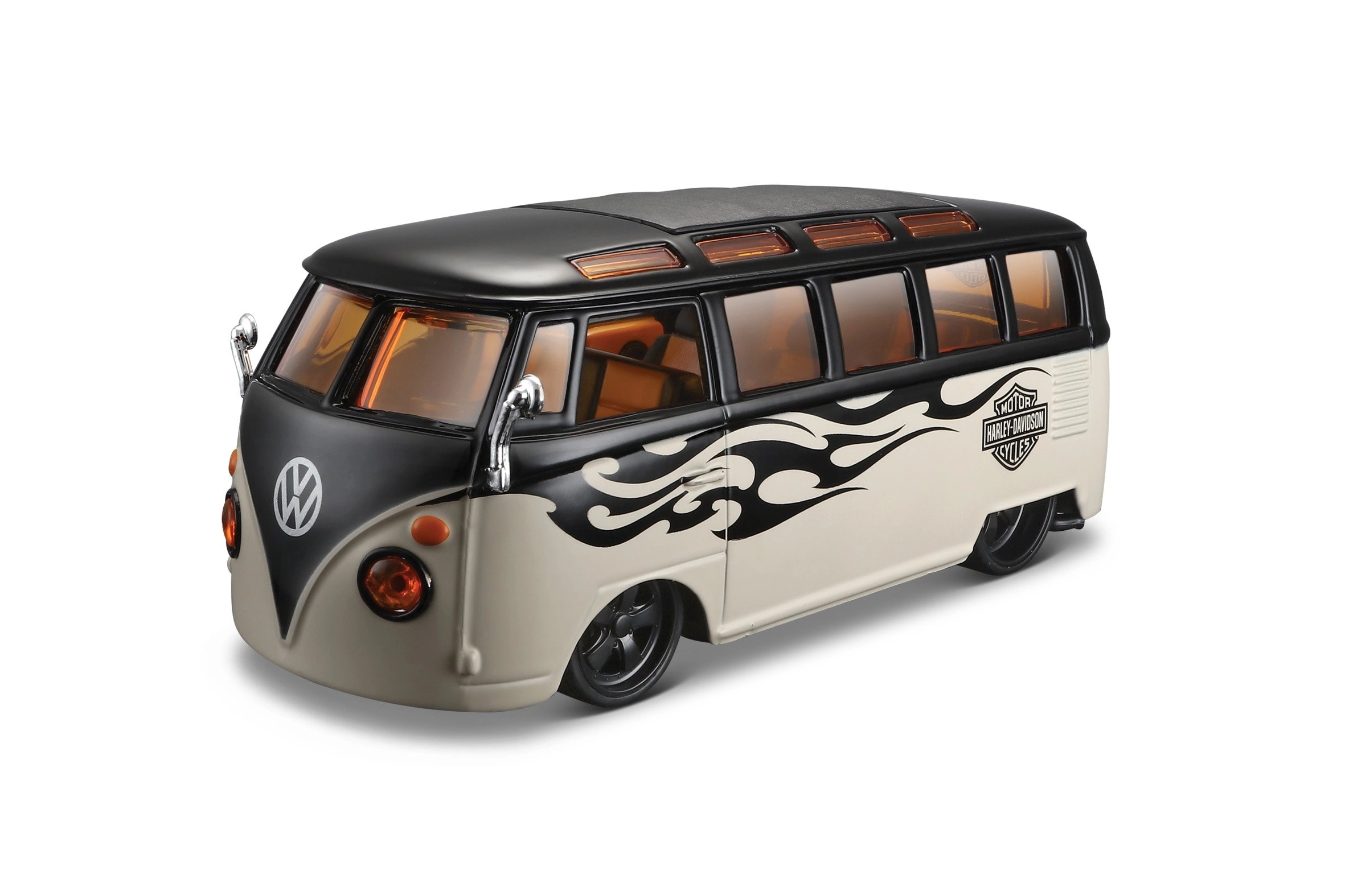 Maisto Harley-Davidson Volkswagen Samba Van - 125 Scale