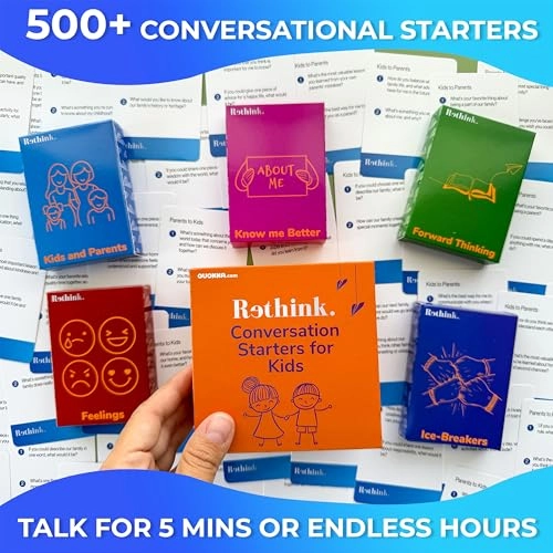 Rethink! - Conversation Starters 500 Cards Family Pack
