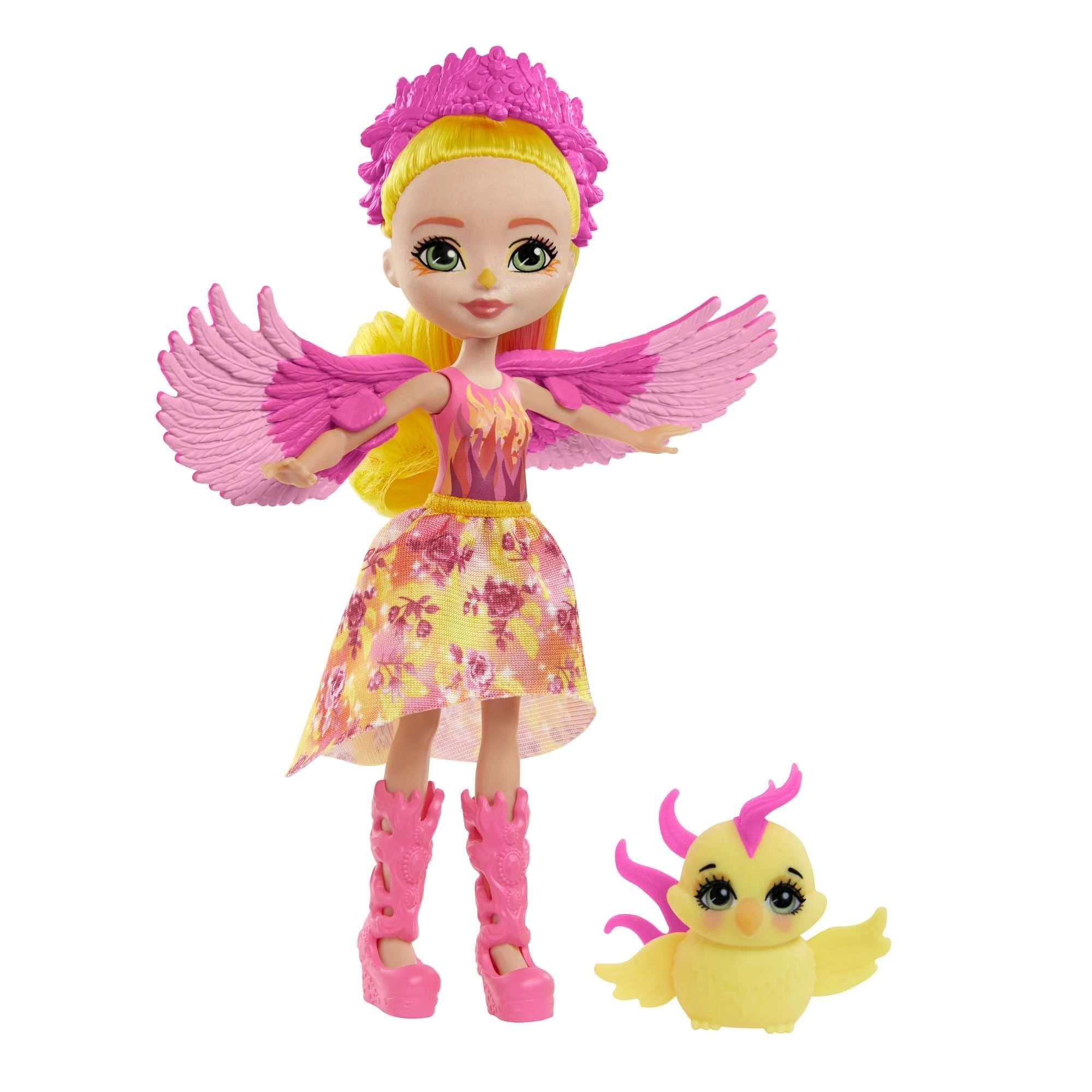 Enchantimals Falon Phoenix Doll - 6" + Sunrise Figure Ages 3+