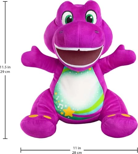 Barney World - Heart Glow Barney - 29 cm