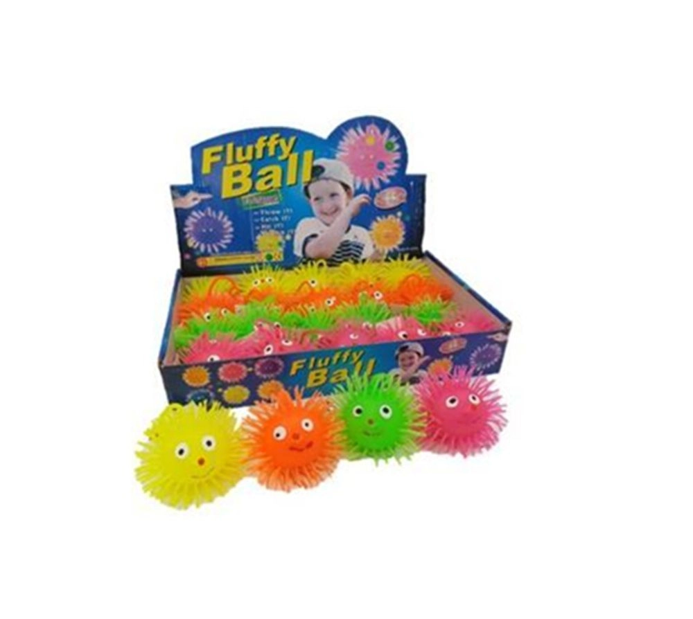 Jawda Puffer Hedgehog Ball On String 4 cm Multi Colour LED