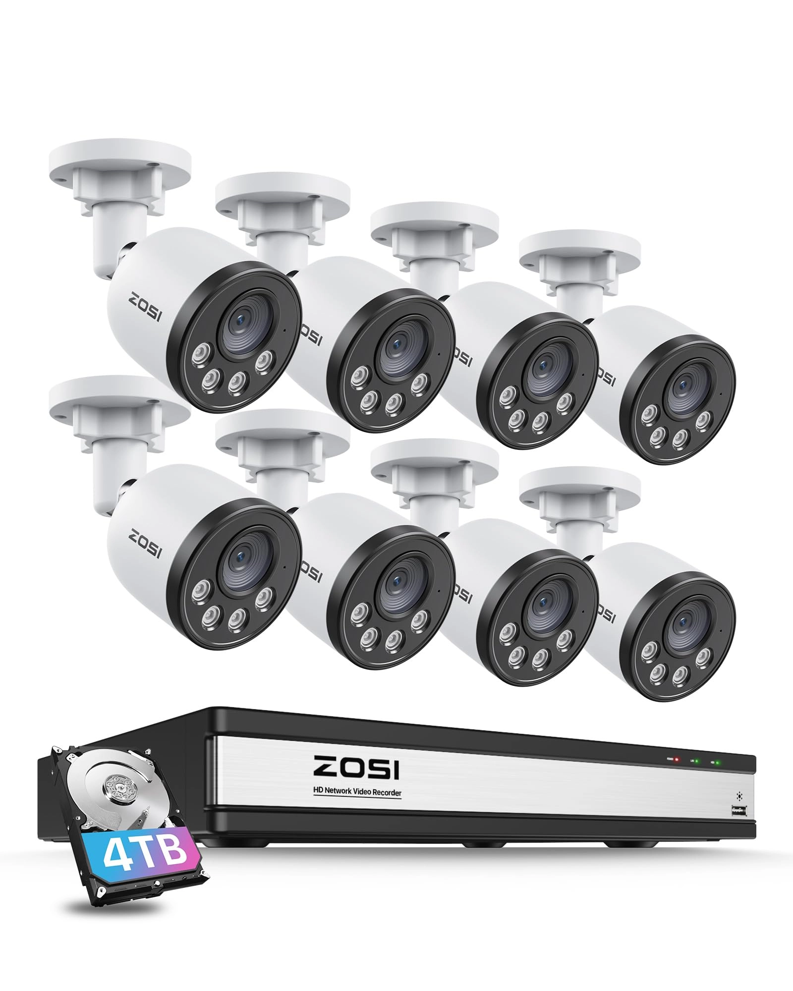 Zosi 16HK-1804W8-40-US - 16 channels
