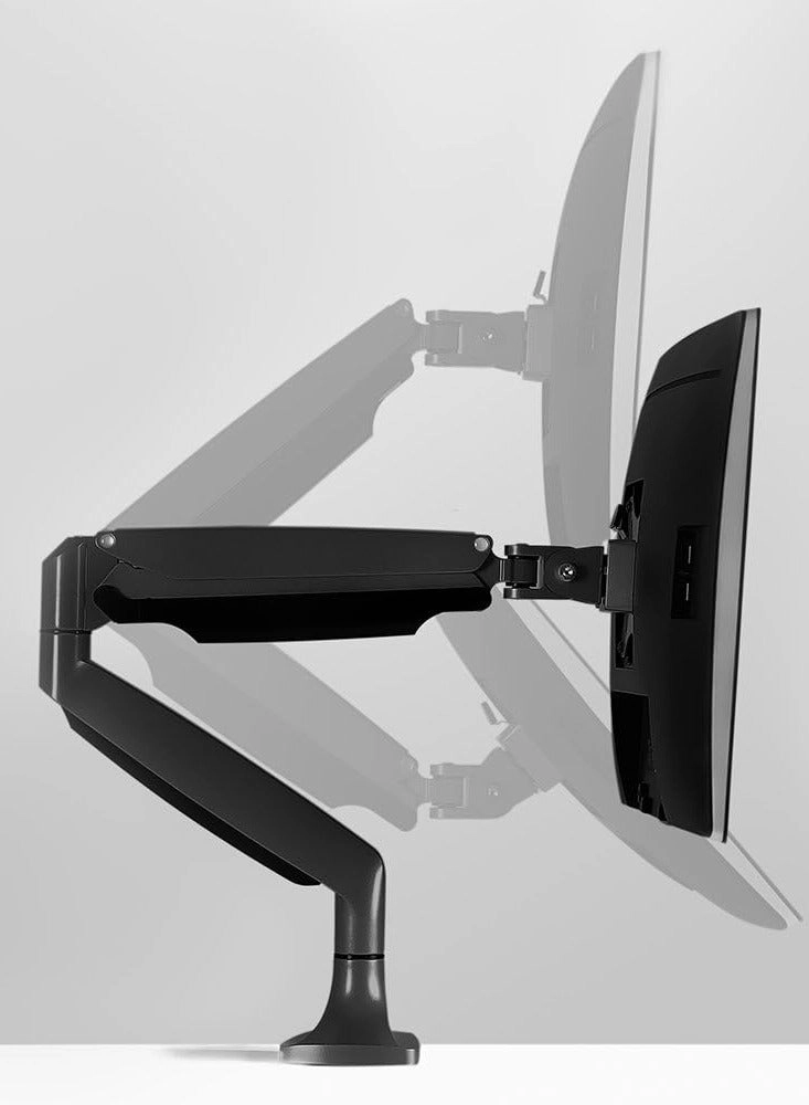 Adjustable Gas Spring Single Monitor Arm - 32"
