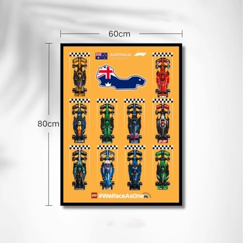 Display Wallboard Wall Mount - LE-GO Speed F-1 10-in-1