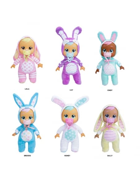 CRY BABIES Tiny Cuddles - 9-Inch Plastic Bunny Pajamas Ages 18+