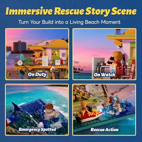 Beach Lifeguard Tower (18008) - Lighting Building Model