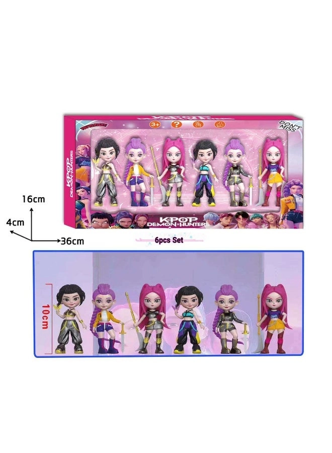 KPop Demon Hunters Doll Toy Set - 6-piece (QT2511118)