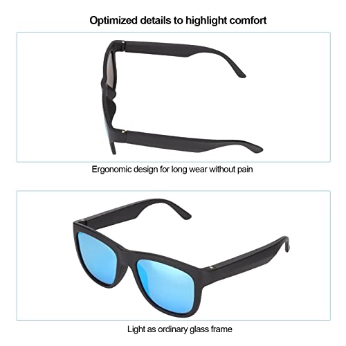 Audio Sunglasses - Bluetooth 5.0 Low Latency Audio Built In Microphone