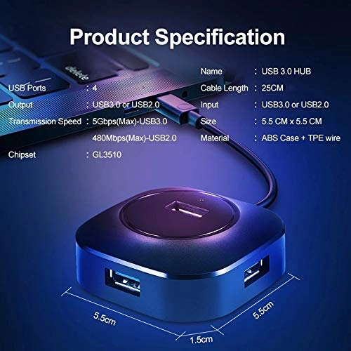 USB 3.0 Hub Splitter