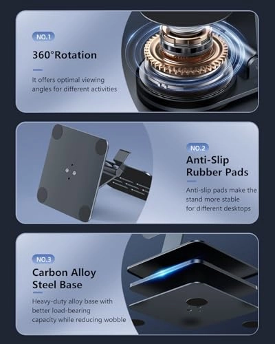 Bluetooth Wireless Keyboard - Mini Portable + Phone Stand Holder - Adjustable Foldable + Stylus Pen + Mouse