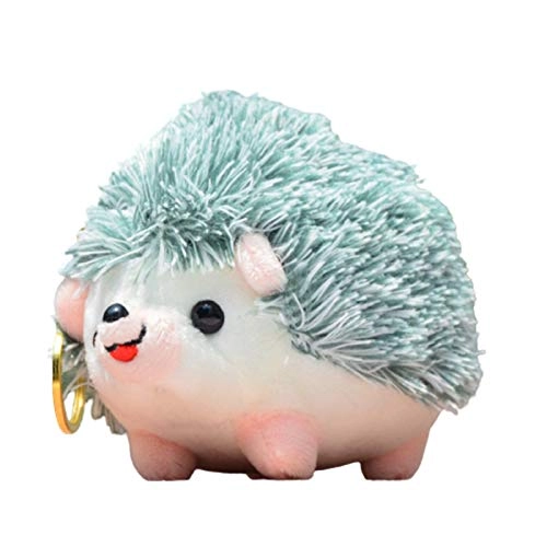 Hedgehog Mini Cute Cartoon 12 cm Plush - Hanging Keychain Light Green