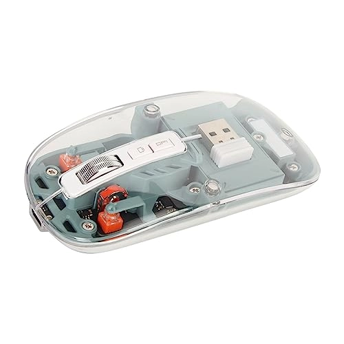 Colorful Breathing Lights Wireless Mouse - Wireless