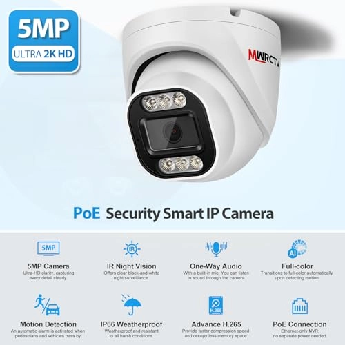 Security Audio Dome Camera 5MP