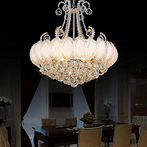 Atmospheric Round Small Chandelier - Silver 80*70cm Crystal