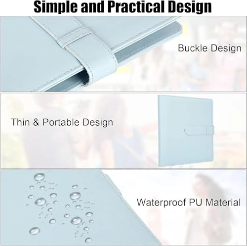 2x3" 256 Pockets Fabric Cover Photo Album