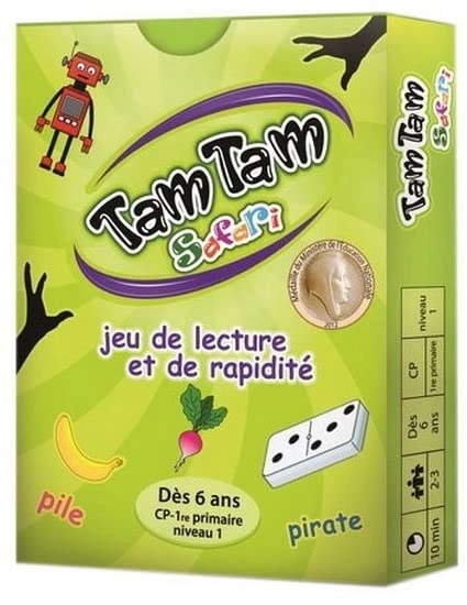 Tam Tam Safari CP Level 1 + SuperPlus Addition Tables + Wooden Bookmark Ruler - 6+ years