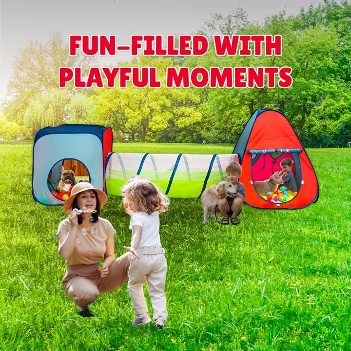Tunnel and Ball Pit Play Tent