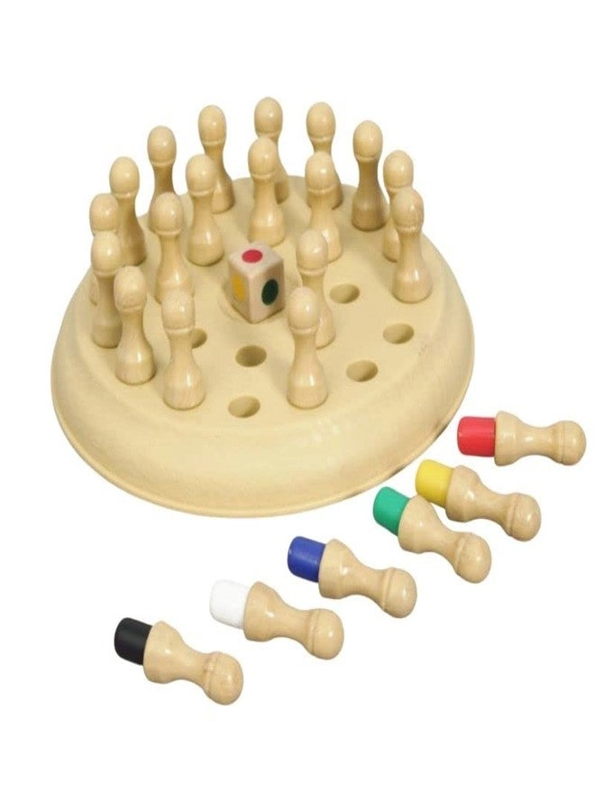 PLUSPOINT Memory Chess Game - 24 Plastic Pegs Age 3+