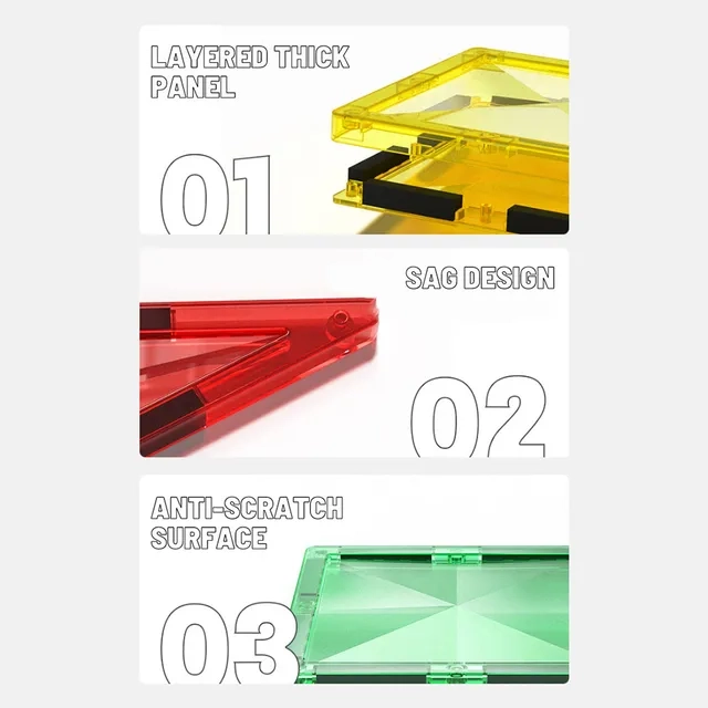 Magnetic Tiles - Cool Colors 20 pcs