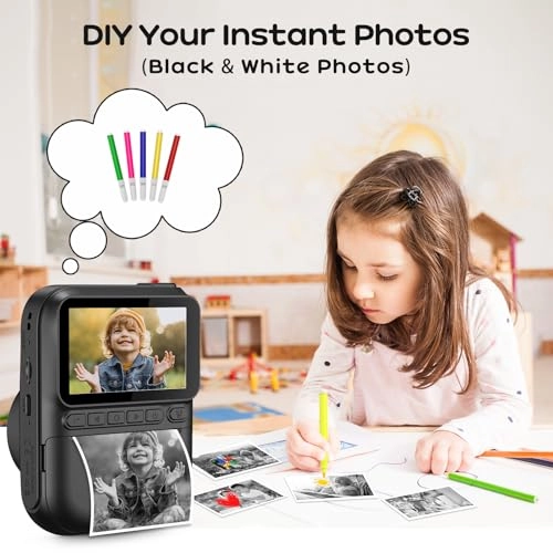 Kids Instant Camera - 3.0 Inch 14MP 1080P