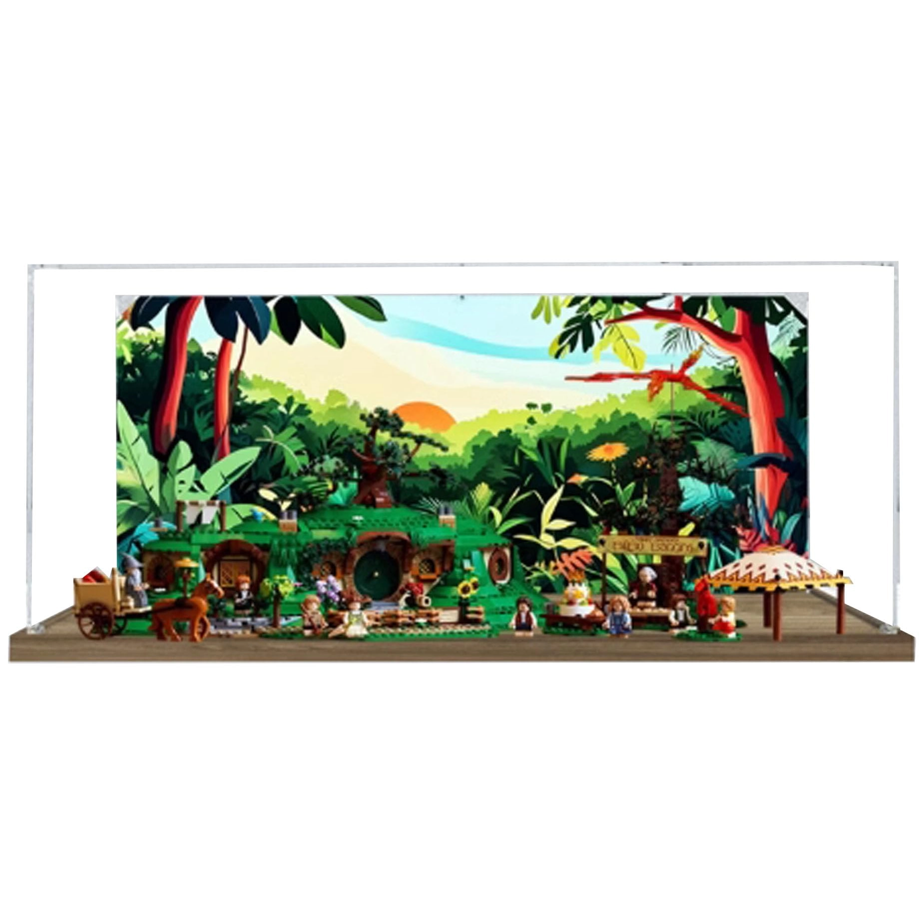 Acrylic Display Case for LEGO Char Block Model 10354