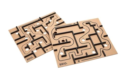 Labyrinth Wooden Puzzle (BRI-34030) - 2 pcs