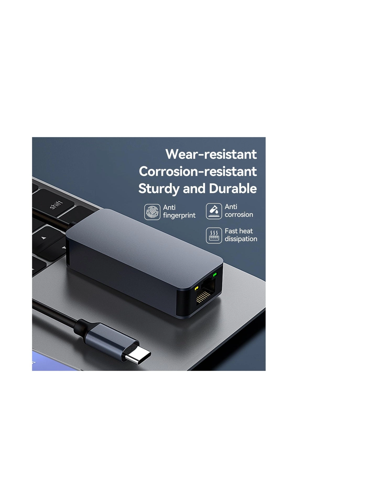 USB C to 2.5G Ethernet Adapter - USB C Wired