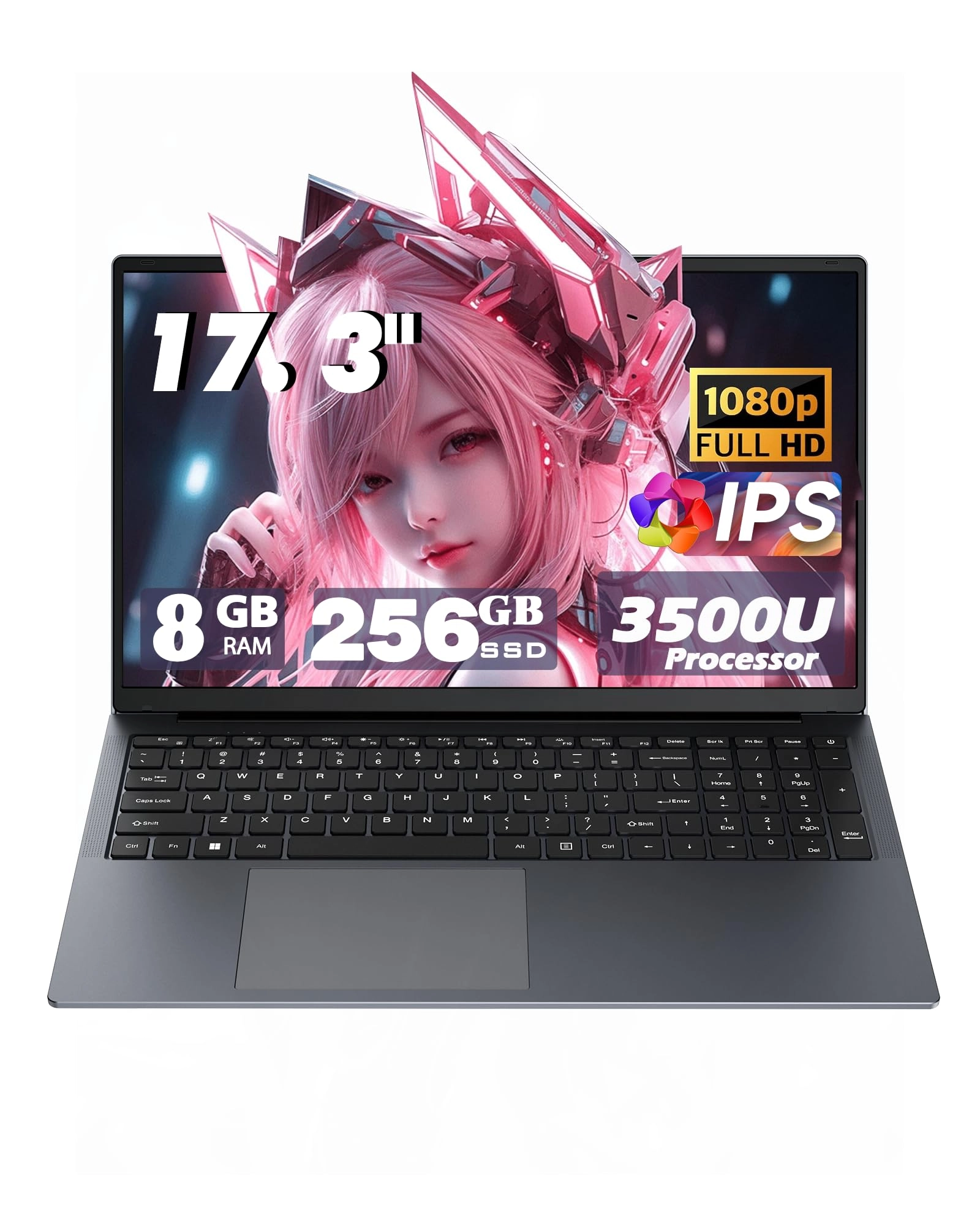 XYPLOXZ MTL1735 - 17.3'' Ryzen 5 3500U 8GB DDR4 256GB SSD