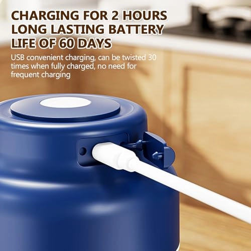 Electric Garlic Chopper - 320ml Wireless USB Charging