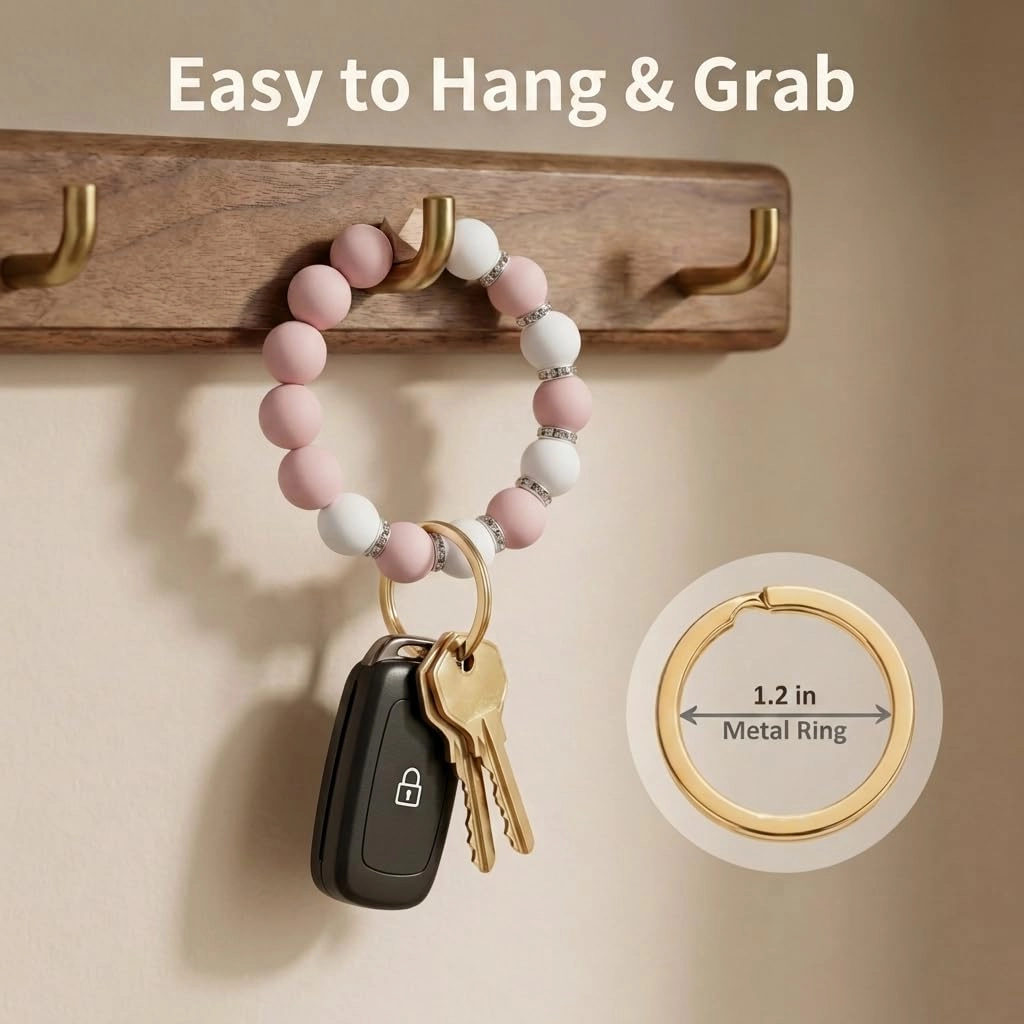 Key Ring Bracelet - Car