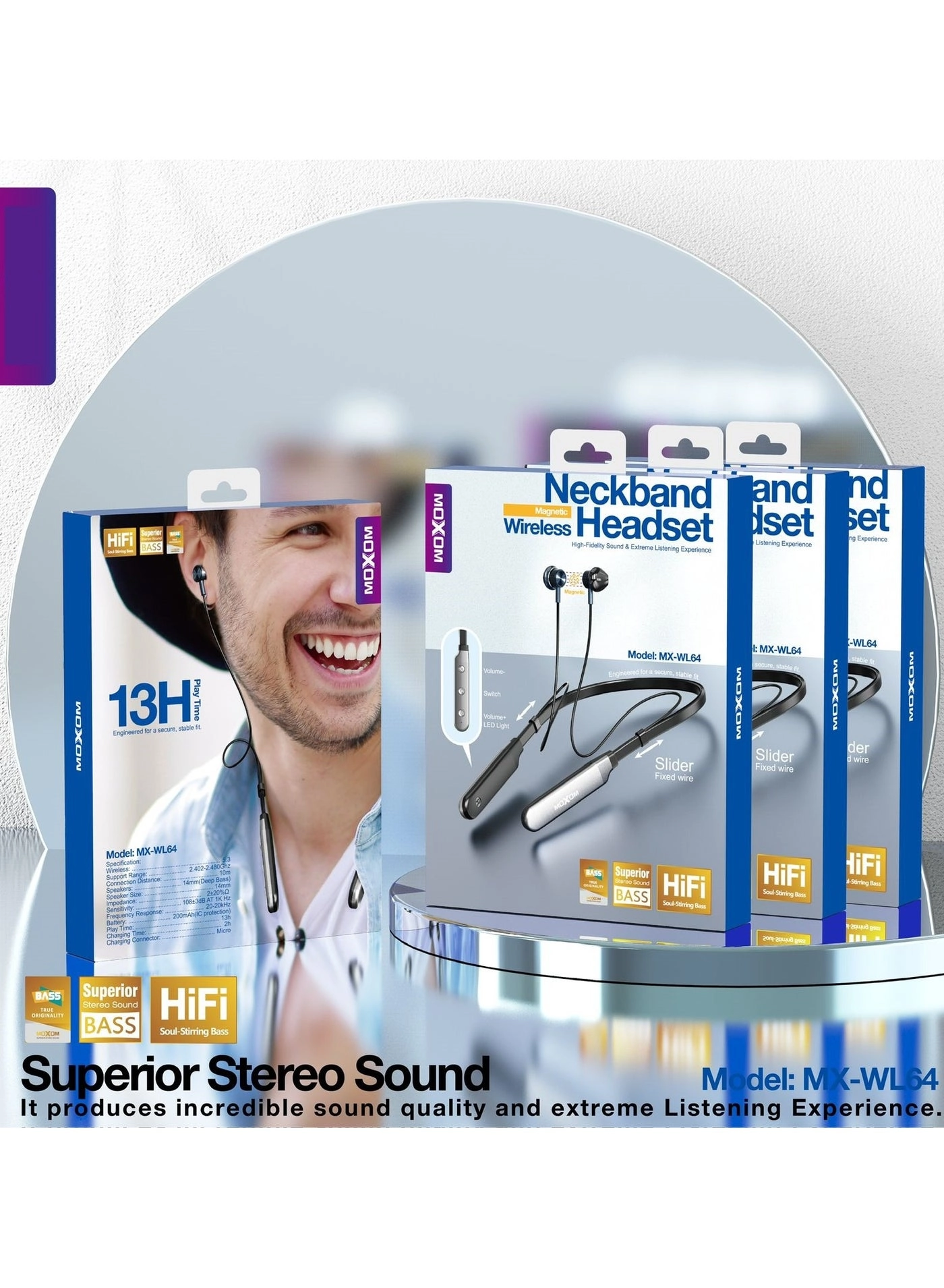 MX-WL64 Wireless Headset