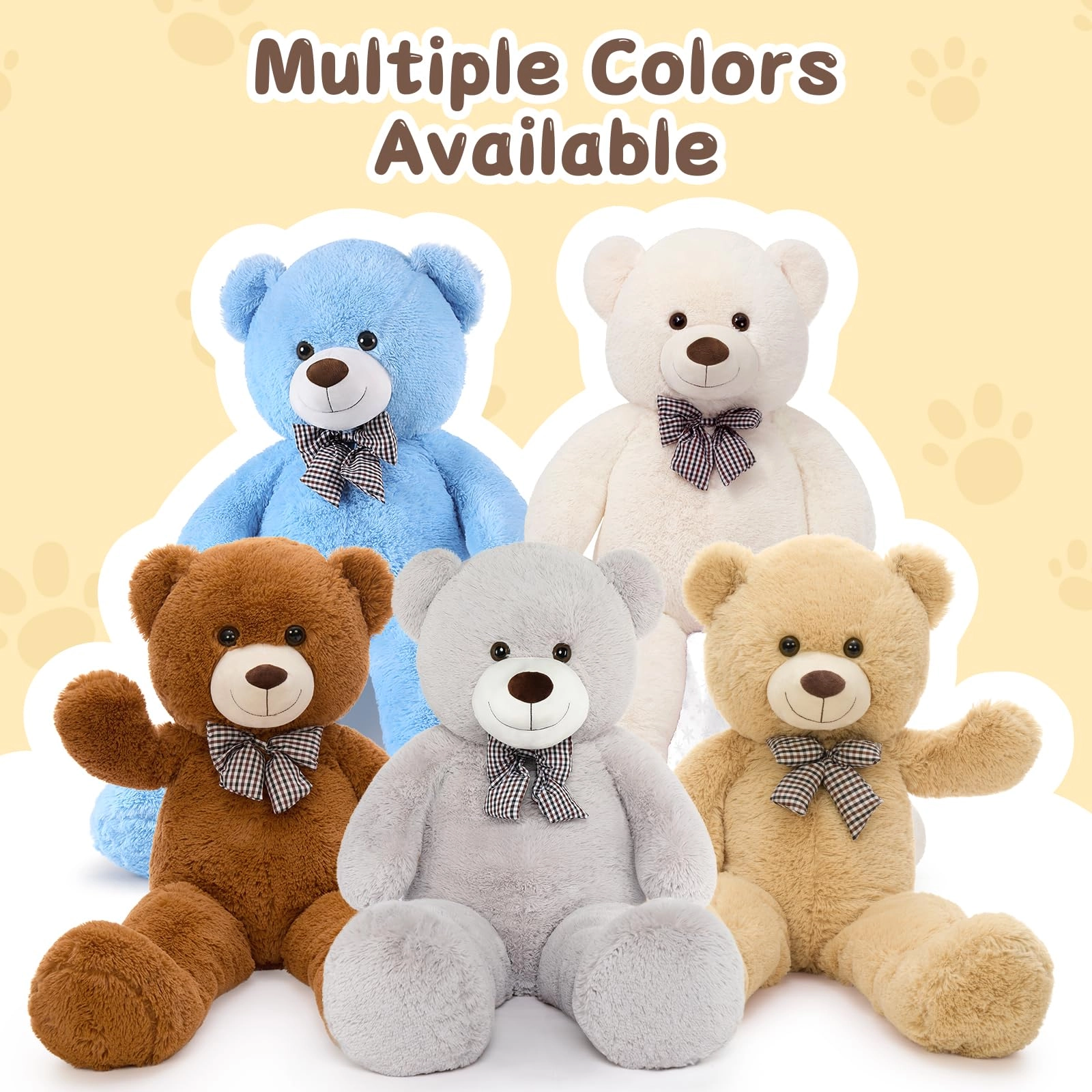 Teddy Bear - 39 inches Gray