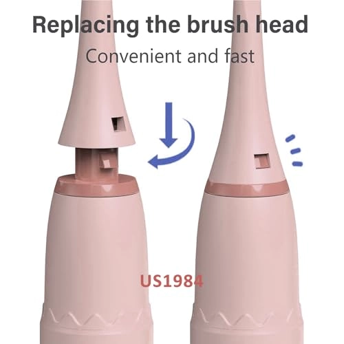 Sonic Electric Toothbrush - 4 Modes 3 Brush Heads Rechargeable