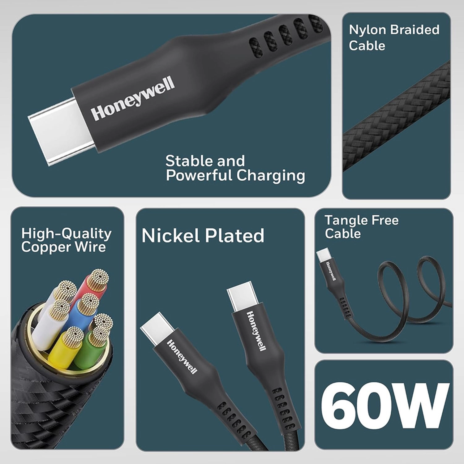 USB-C To USB-C Cable 60W USB-C to USB-C 1.2m