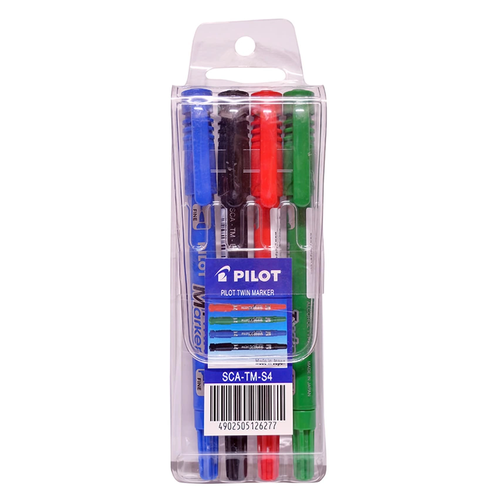 Pilot Twin Marker - 8 vibrant colours chisel tip fine tip