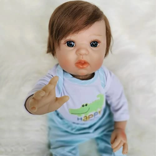 Rebirth Baby Doll - 20 Inch Vinyl Cotton Body Blue Eyes