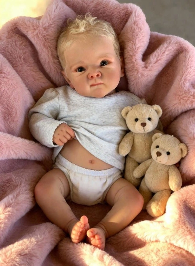 Reborn Baby Doll - 18 Inch Silicone Boy Ages 3+
