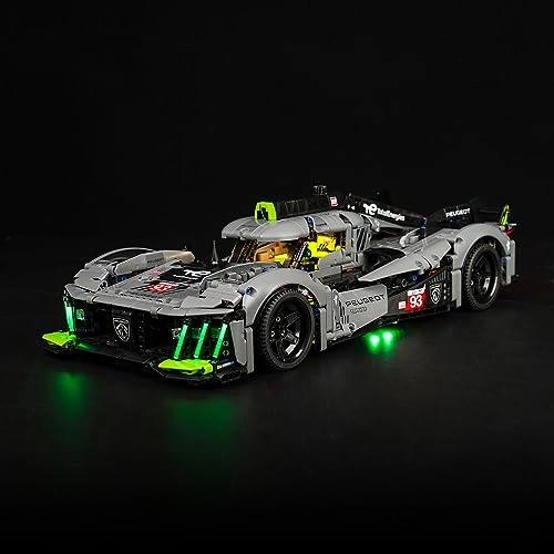 LED Light Set for Lego 42156 - Technic Peugeot 9X8 USB