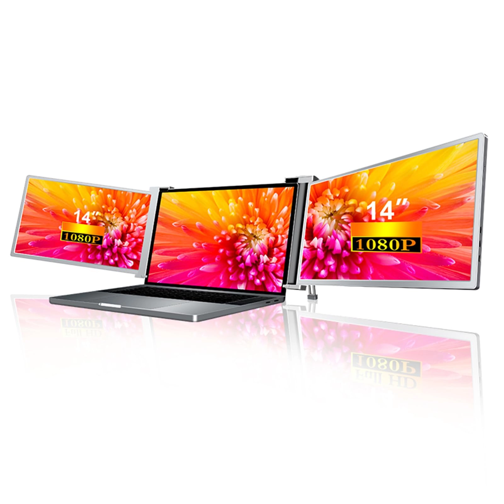 Domary Triple-screen Monitor - HD 14 inch