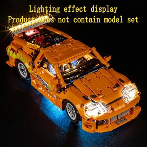 LED Light Kit for LEGO Fast and Furious Toyota Supra MK4 42204