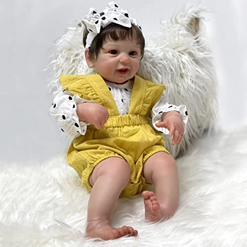 Rebirth Baby Doll - 20 Inch Vinyl Cotton Body Blue Eyes