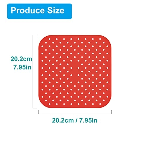 Silicone air fryer mat - 2 Pack