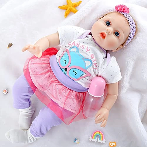 Reborn Baby Doll - 55cm 22" Vinyl Cotton Body