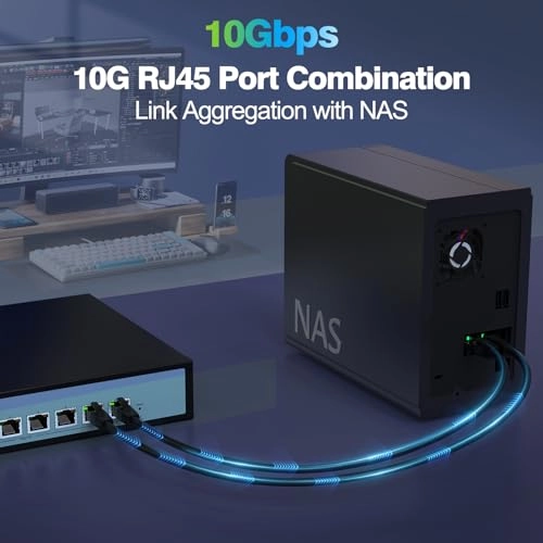 8X10G RJ45(Managed) 8-Ports