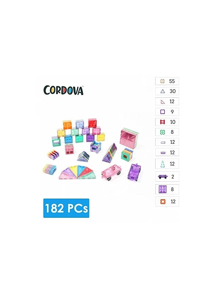 3D Star Magnetic Tiles - 182 PCs