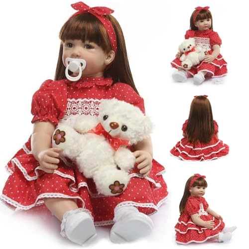 Reborn Baby Doll - 22 Inches / 55 cm Silicone Ages 3+