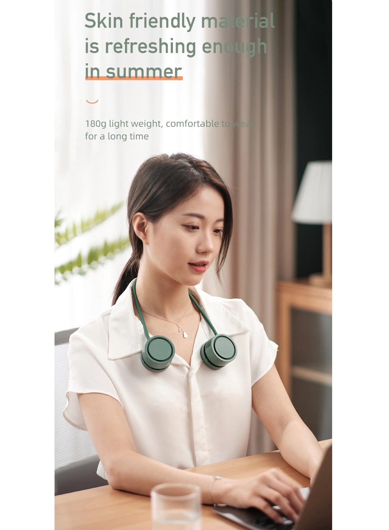 Personal Handheld Fan - Instant Cooling Rechargeable 3 Speed