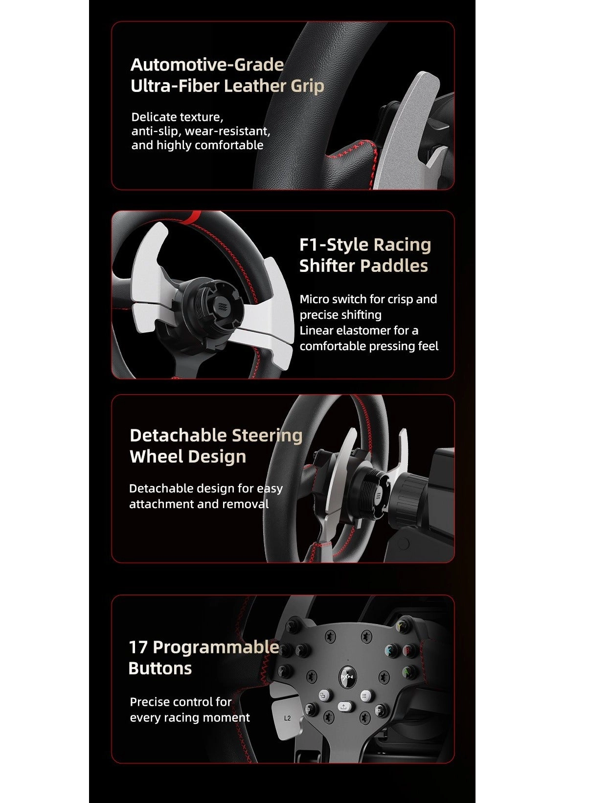 V10 Pro Racing Wheel & Pedals - PC, Xbox, PS4