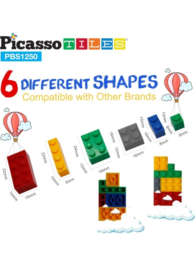 Magnetic Building Blocks - 1250pcs