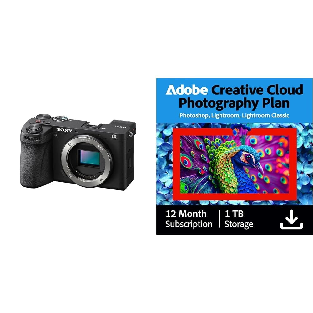 Sony Alpha 6700 + Creative Cloud Pro Photography Plan